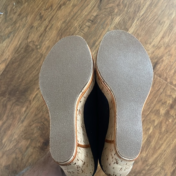 Chloe lace up cork platform wedges - Picture 7 of 10